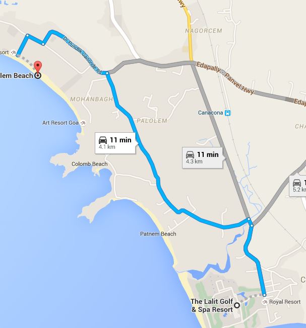 Lalit Ashok to Palolem route.JPG
