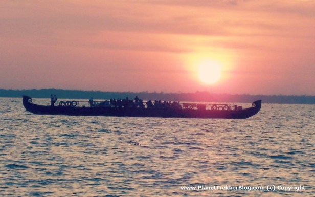 Sunset over the lake.JPG