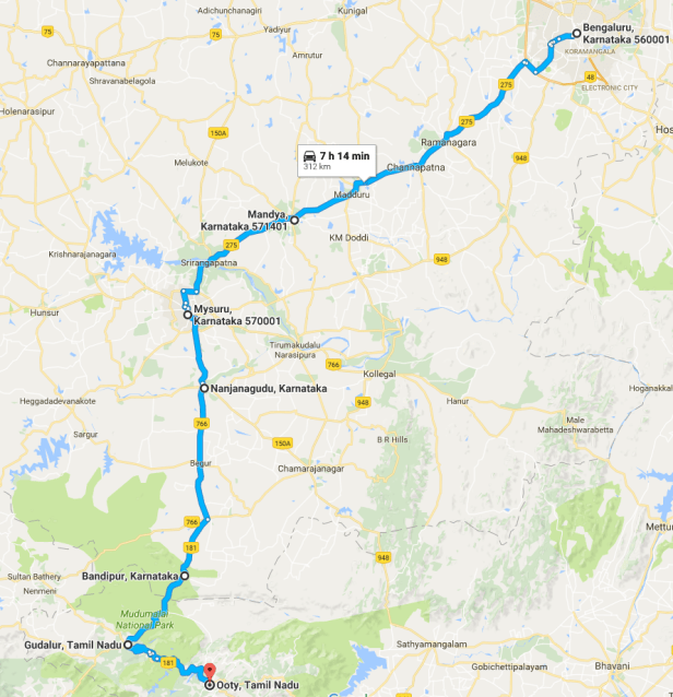 bangalore-to-ooty-via-gudalur