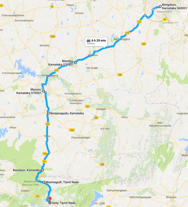 bangalore-to-ooty-via-masinagudi