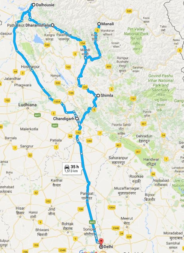 10 day Himachal Trip